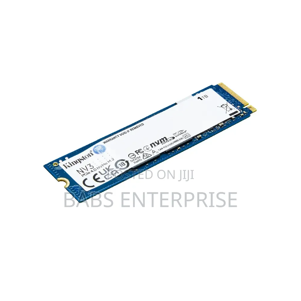 Kingston NV3 1TB PCIe 4.0 NVMe SSD – Ultra High-Speed 6000mb/sM.2 2280