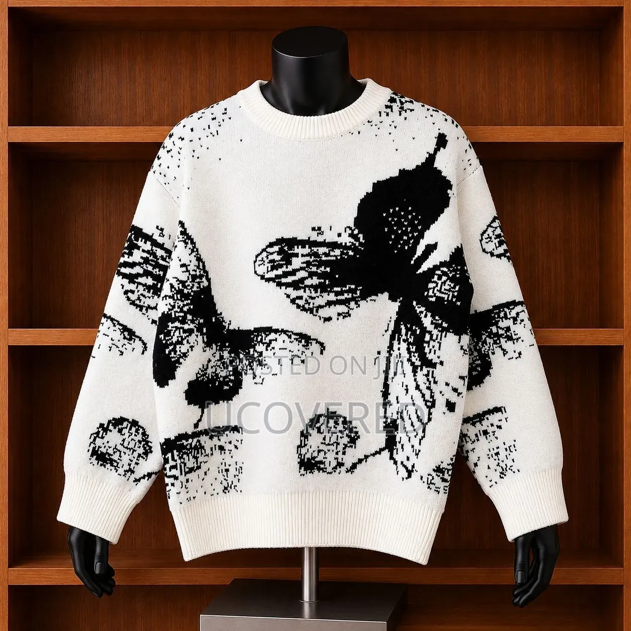 Colorblocked Knit Crewneck Pullovers