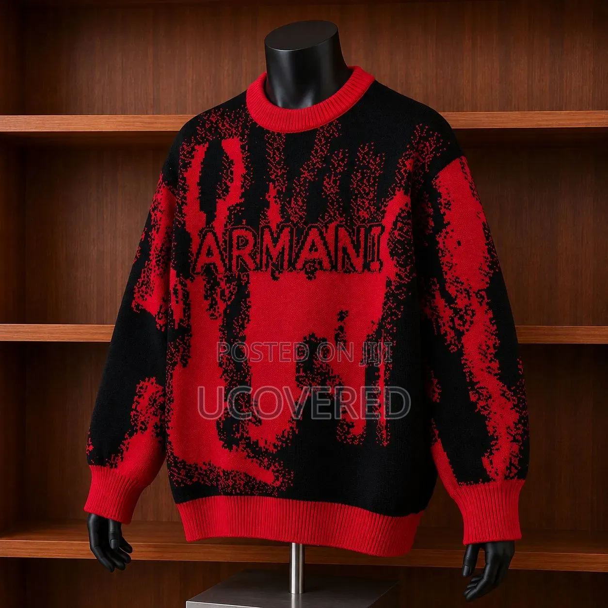 Colorblocked Knit Crewneck Pullovers