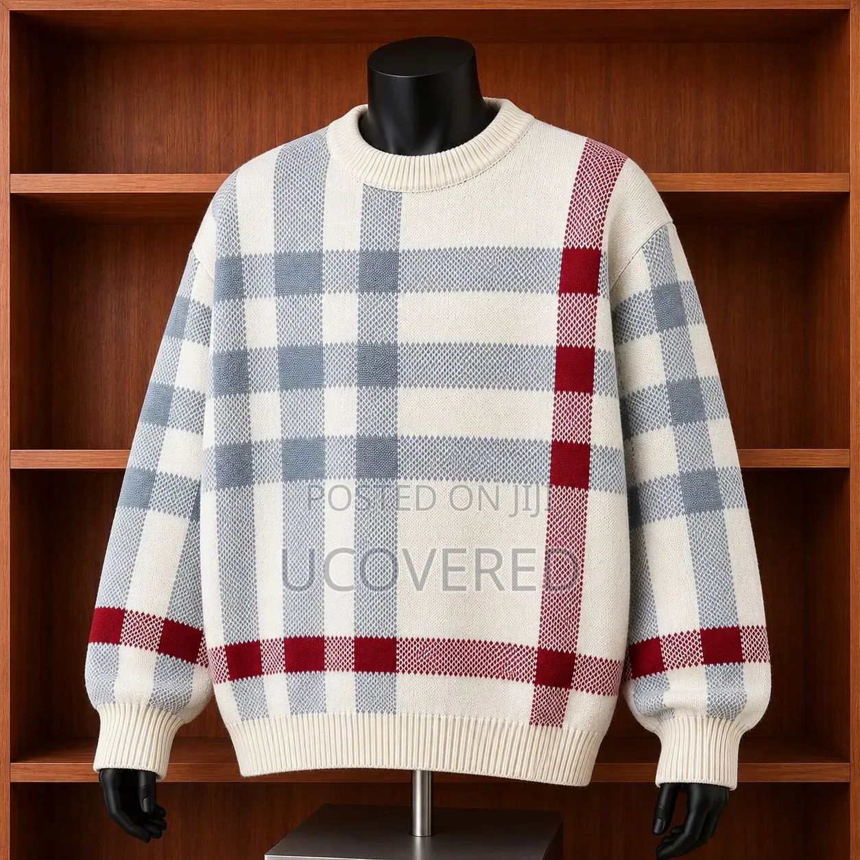Colorblocked Knit Crewneck Pullovers