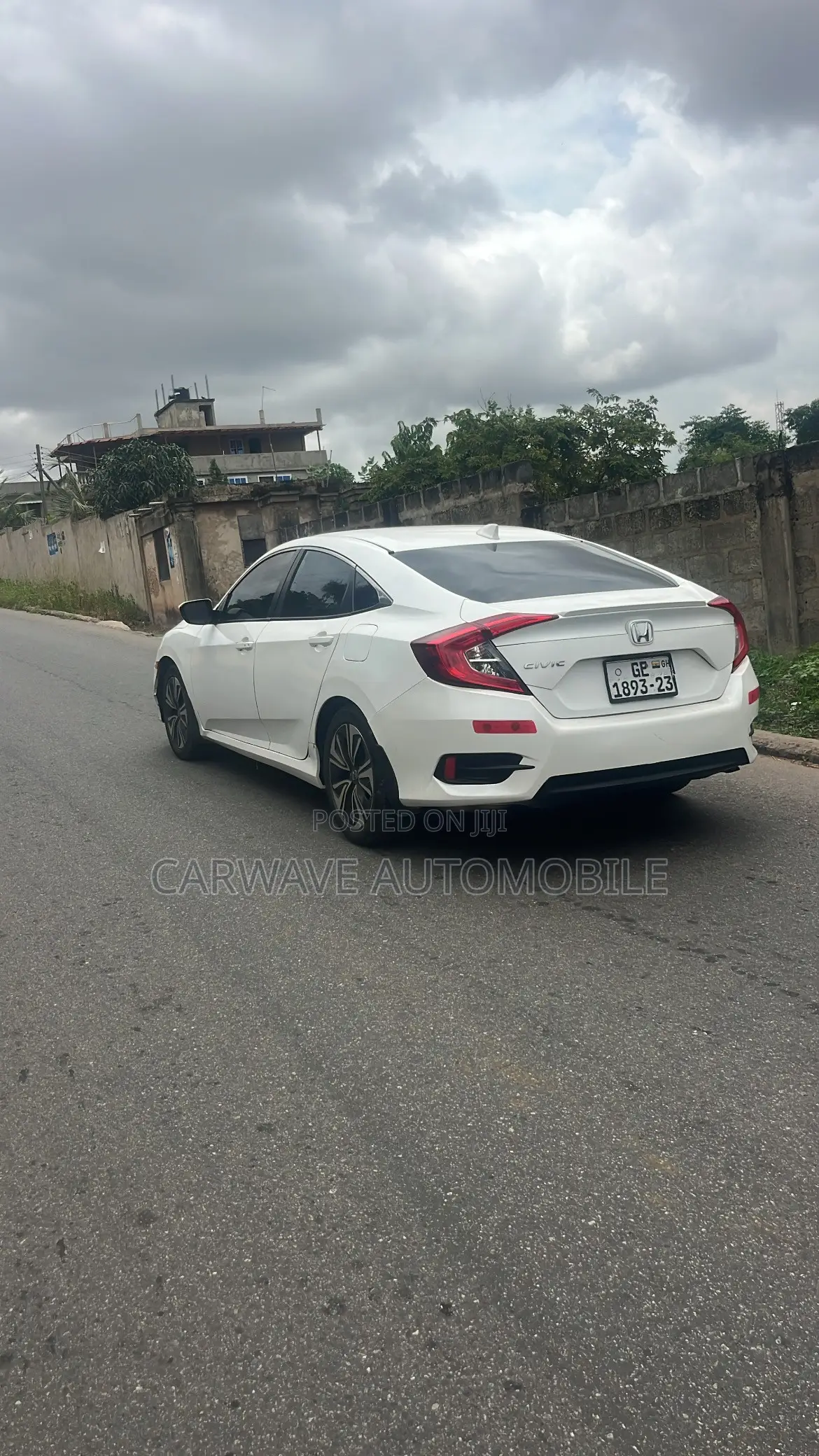 Honda Civic EX-L 4dr Sedan (1.5L 4cyl) 2017 White