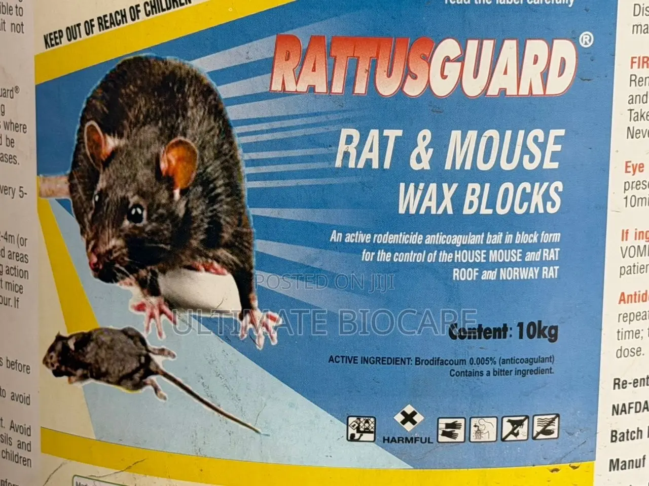 RATTUSGUARD® Rat & Mouse Wax Blocks (1kg)