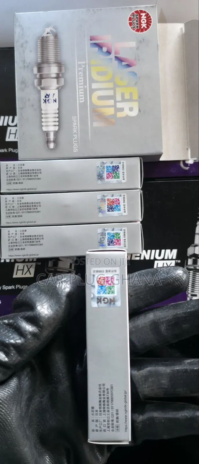 Original NGK DILZKAR8E7H/DILZKAR7E7H 90919-A1008 Spark Plugs