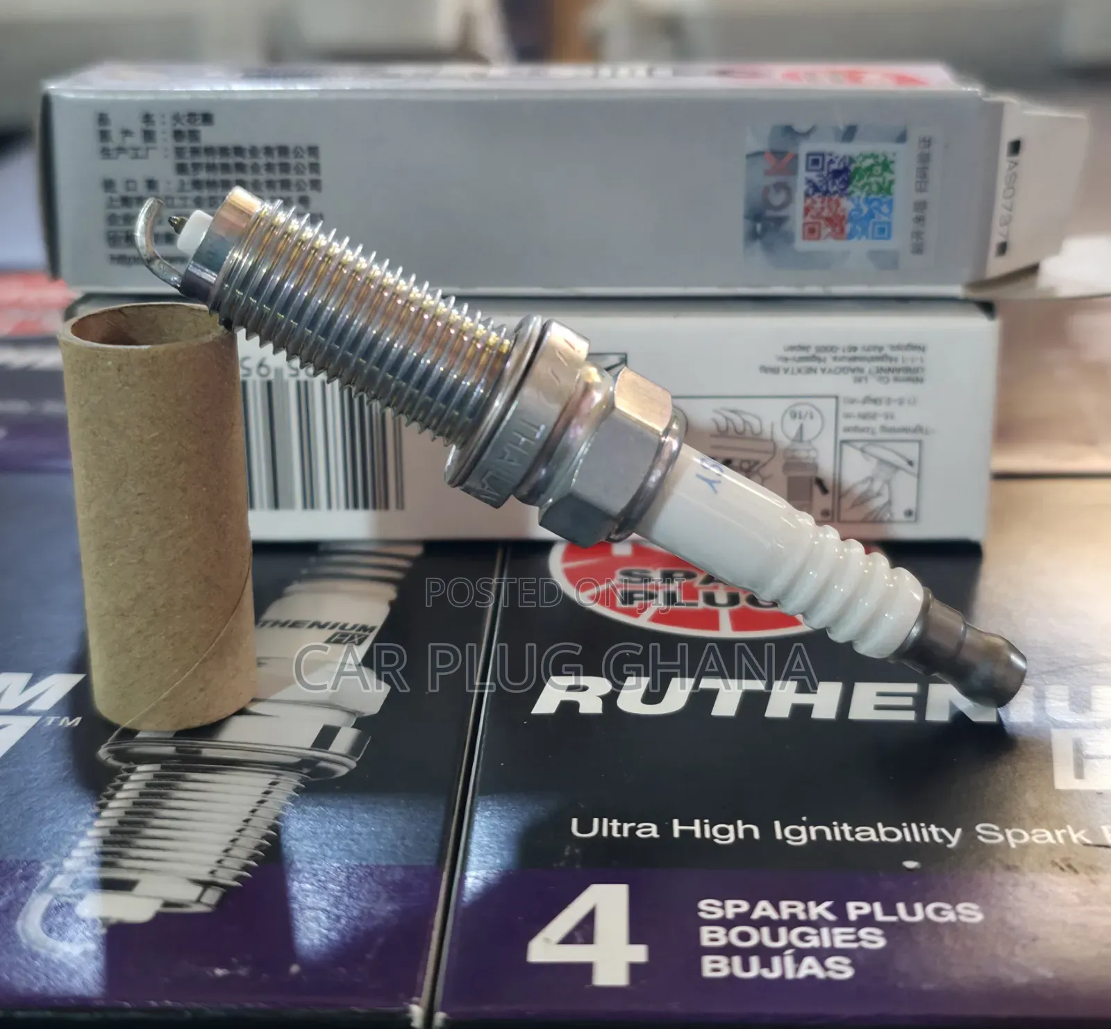 Original NGK ILZKAR8P8SY Spark Plugs 14 Long