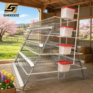 Chicken Cage a-Type 4-Tier