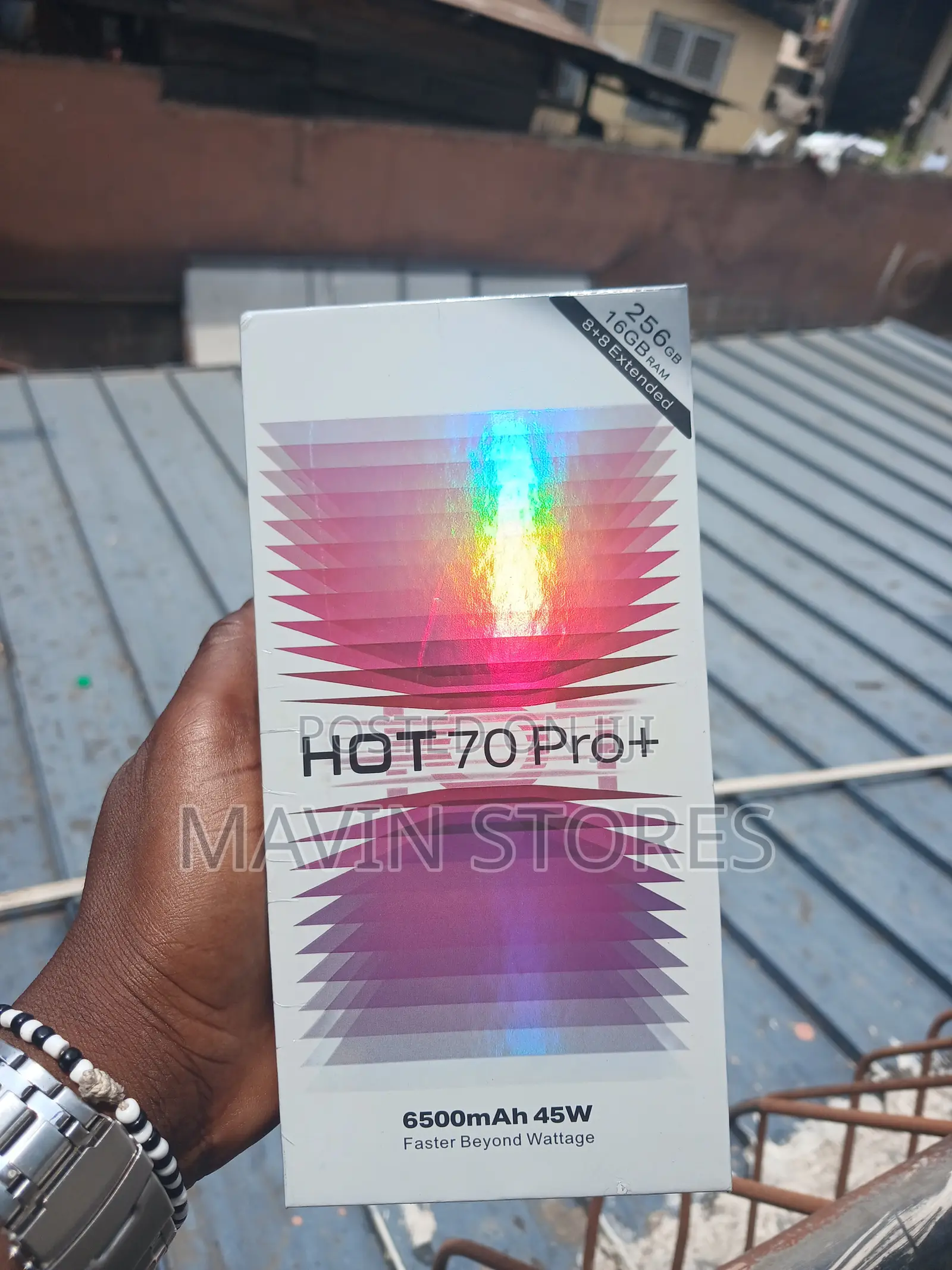 New Infinix Hot 70 Pro 5G+ 256 GB Black