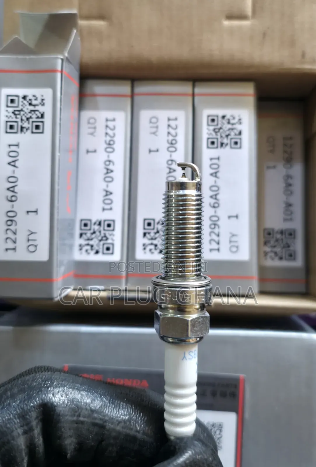 Original Honda NGK DILKAR8P8SY 12290-6a01-A01 DoubleIridium SparkPlugs