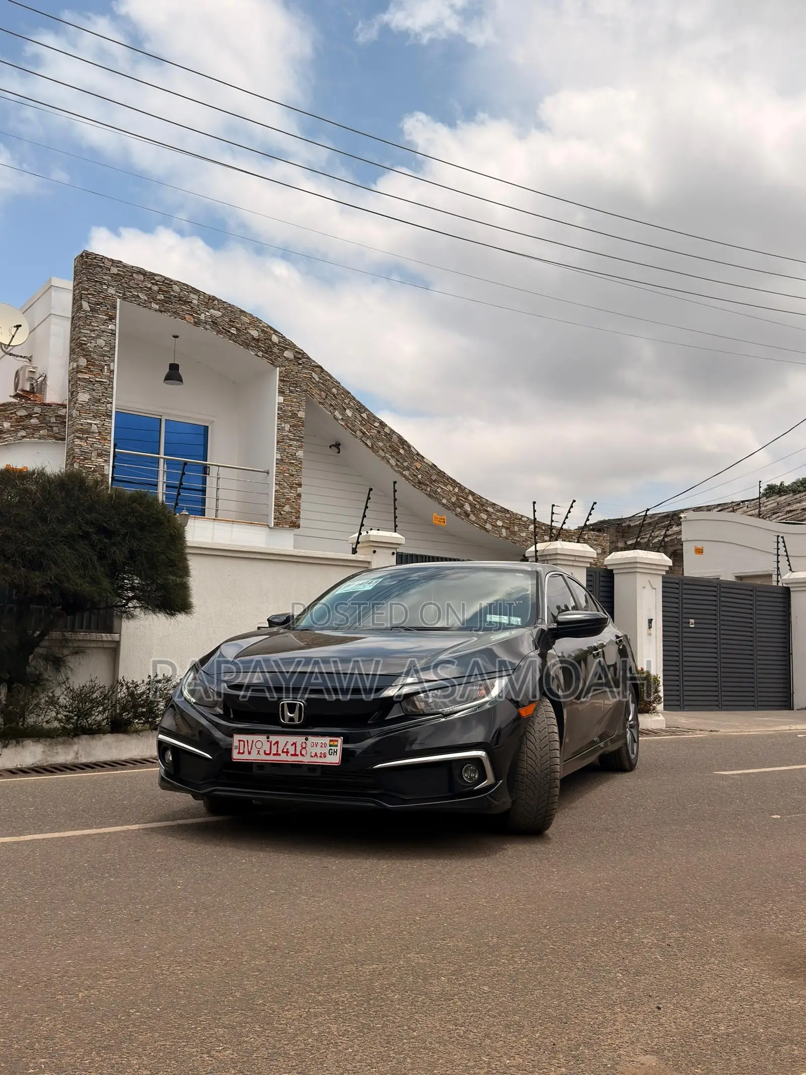 Honda Civic EX Sedan 2019 Black