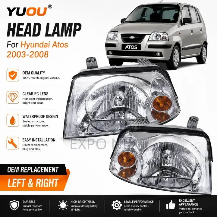 Hyundai Atos 2004-2008 Head Lights