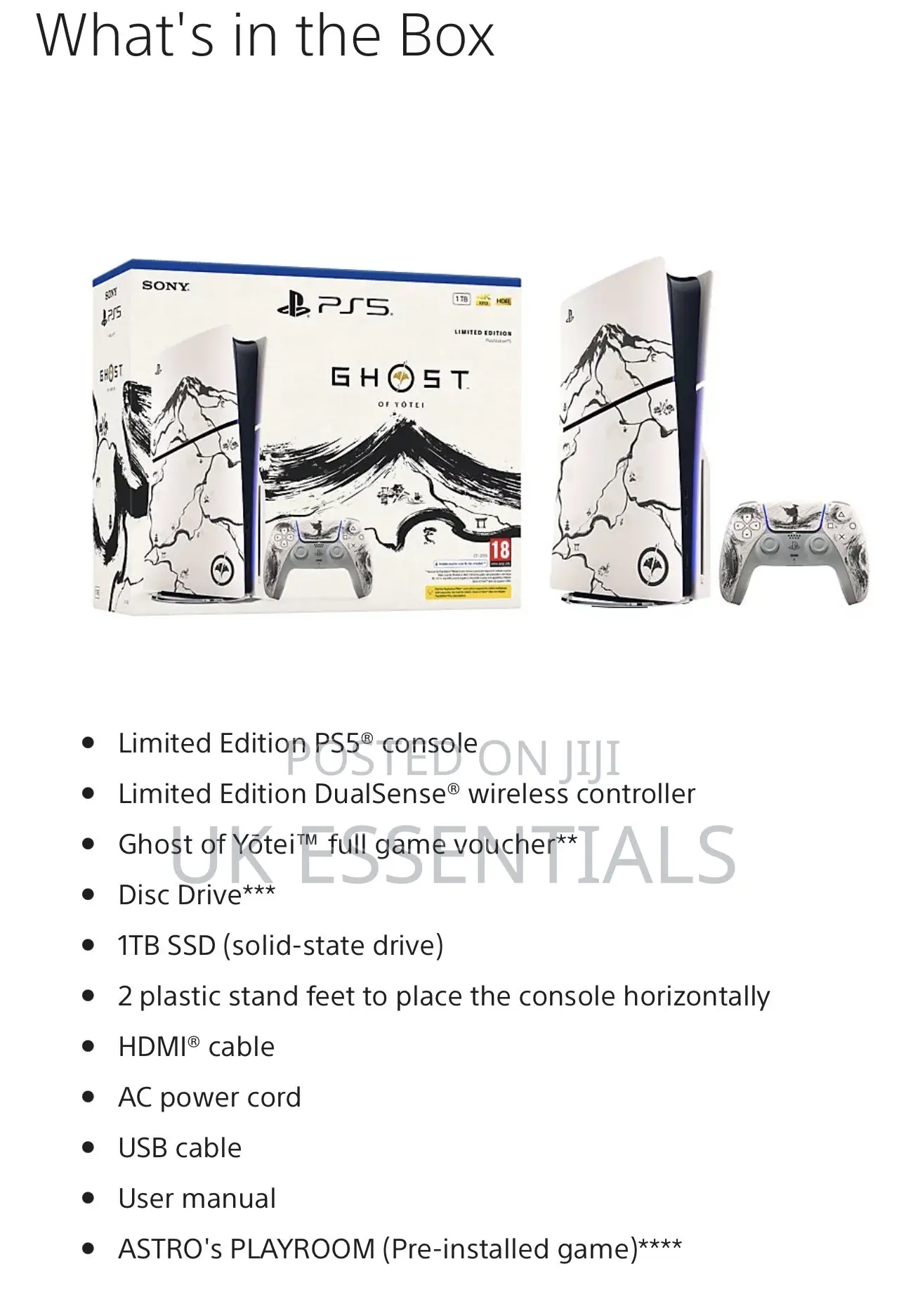 PlayStation 5 Ghost of Yotei Bundle Ps5