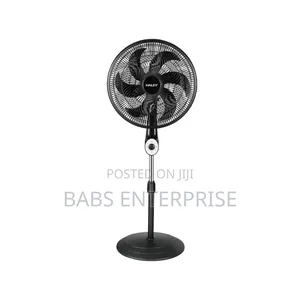 Haley 18 Standing Fan 6 Blade Black 3 in 1