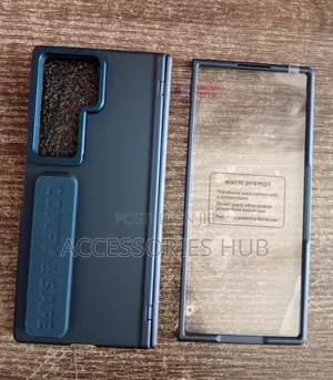 Samsung Z Fold 8 Ultra Case With Inbuilt Screen Protector and a Holder