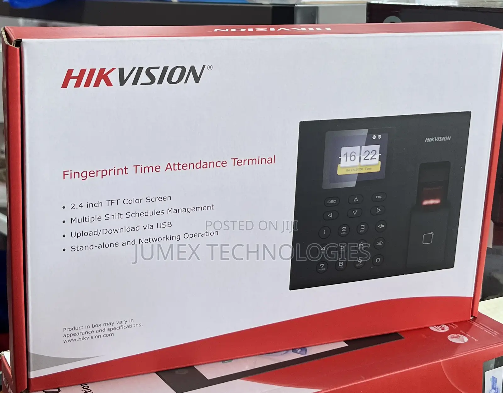 Fingerprint Time Attendance Terminal Hikvision Ds-K1a850f-B Clocking M