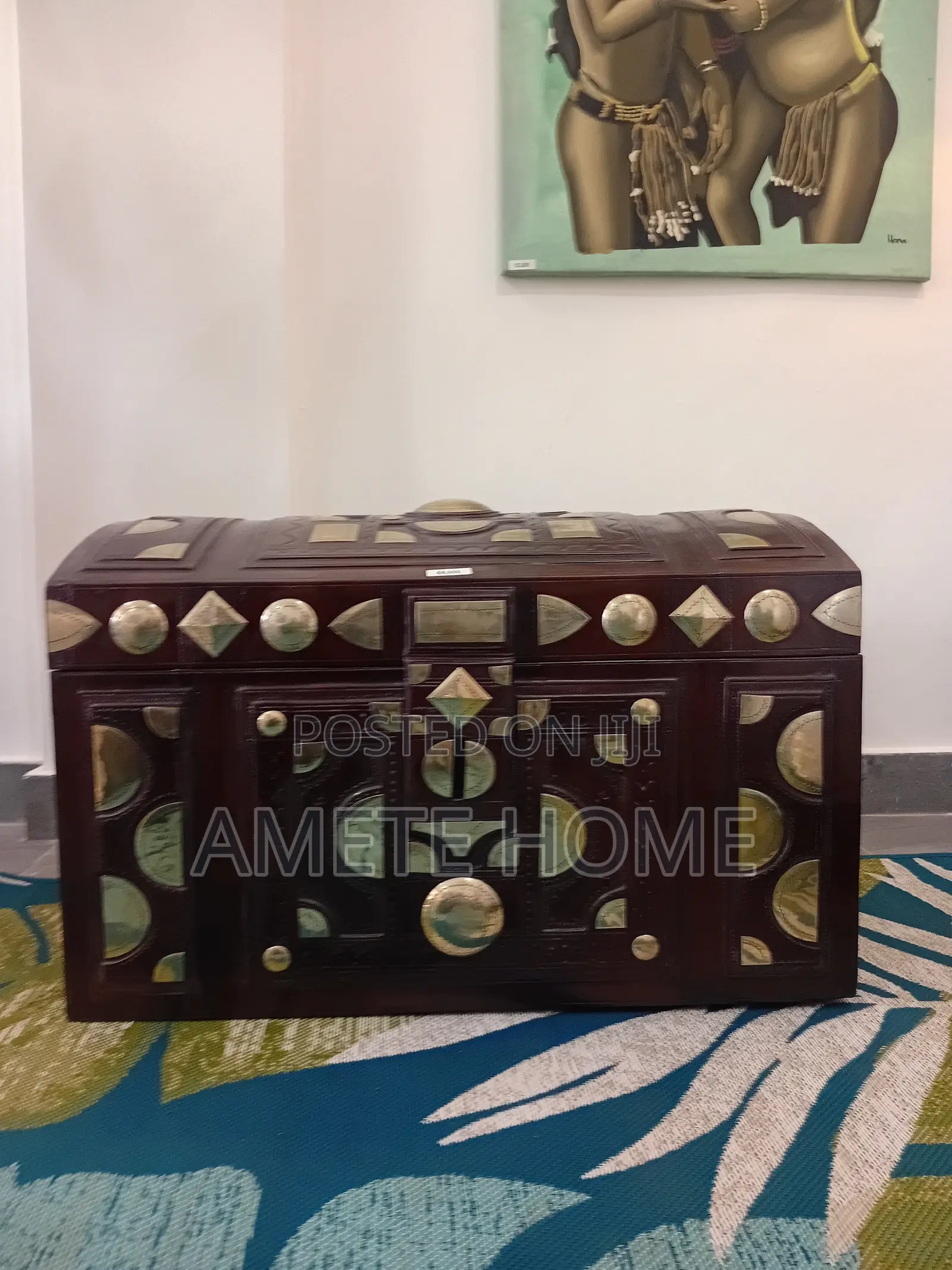 Large Leather Chest