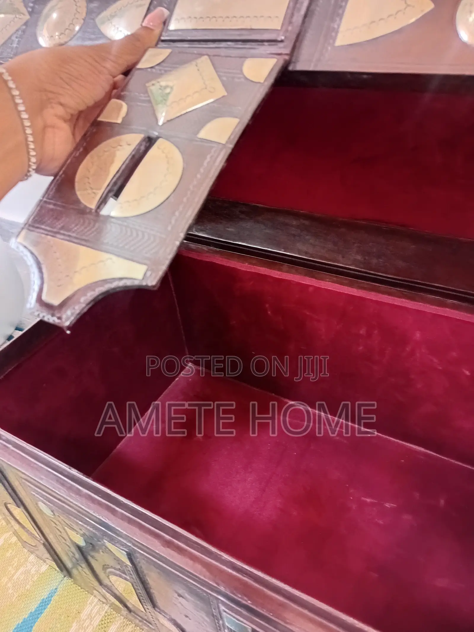 Large Leather Chest