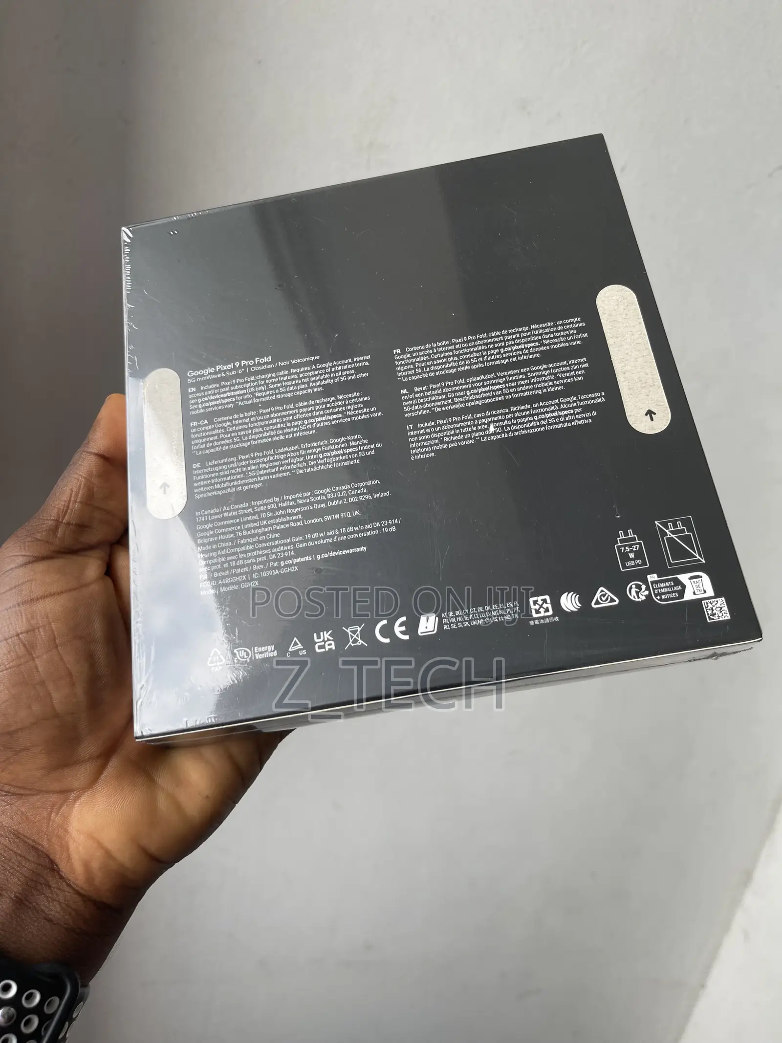 New Google Pixel 9 Pro Fold 256 GB Black