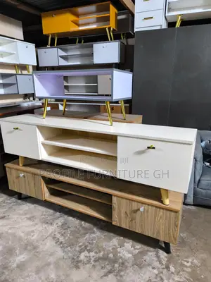 Elegant TV Stand for Massive TV Use// Laminated TV Stand