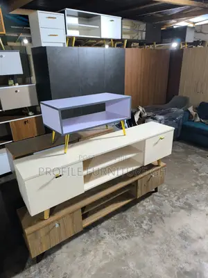 Elegant TV Stand for Massive TV Use// Laminated TV Stand