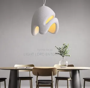 Wabi-Sabi Style Resin Pendant Light
