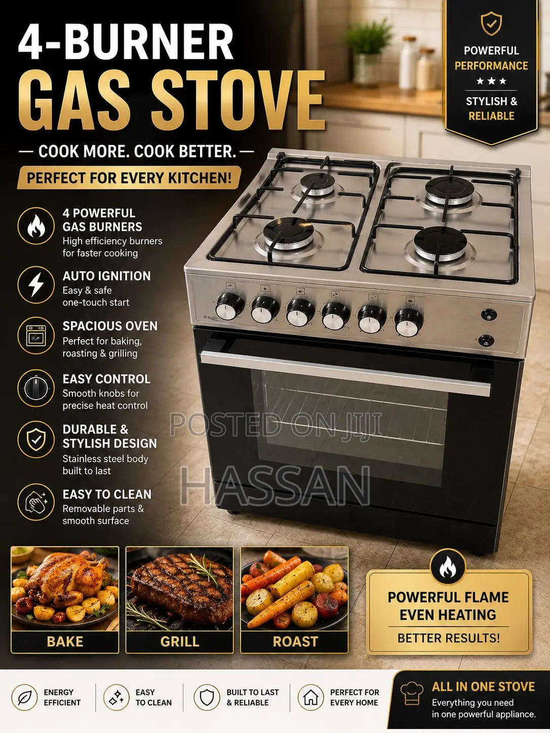 Electric Gas Stove