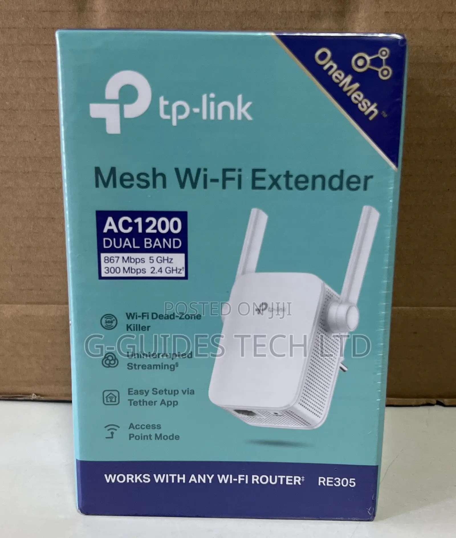 TP-Link AC1200 Mesh Wi-Fi Range Extender RE305