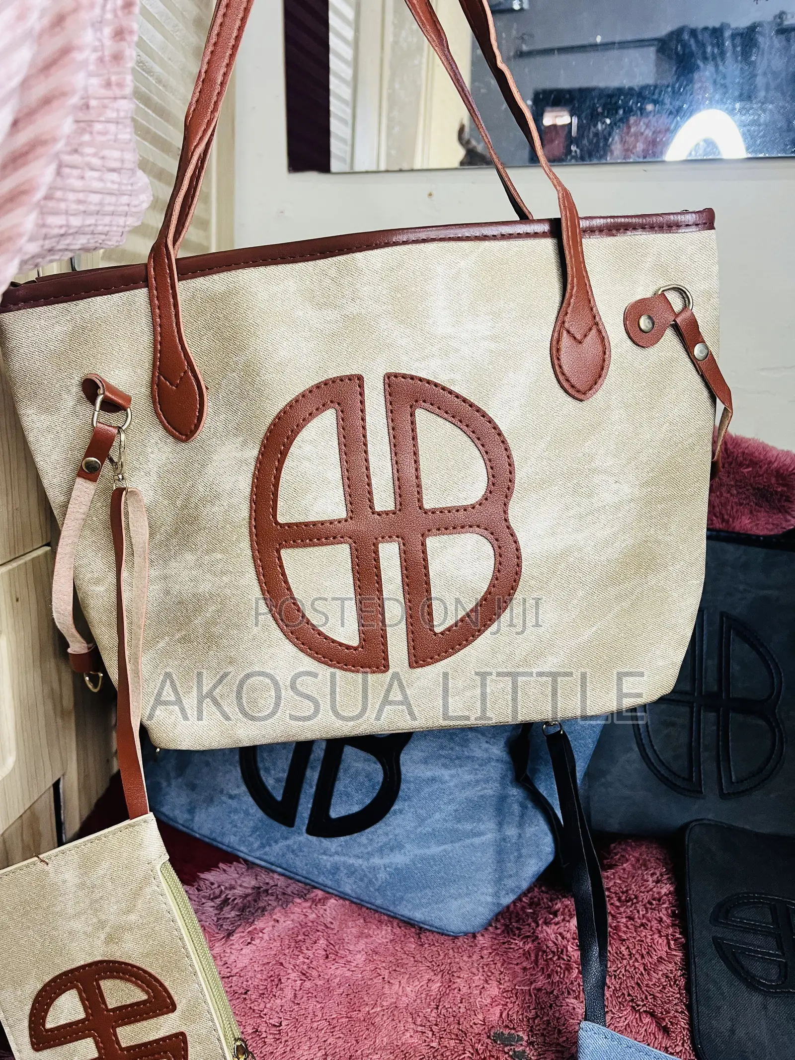 Khaki Tote Bag