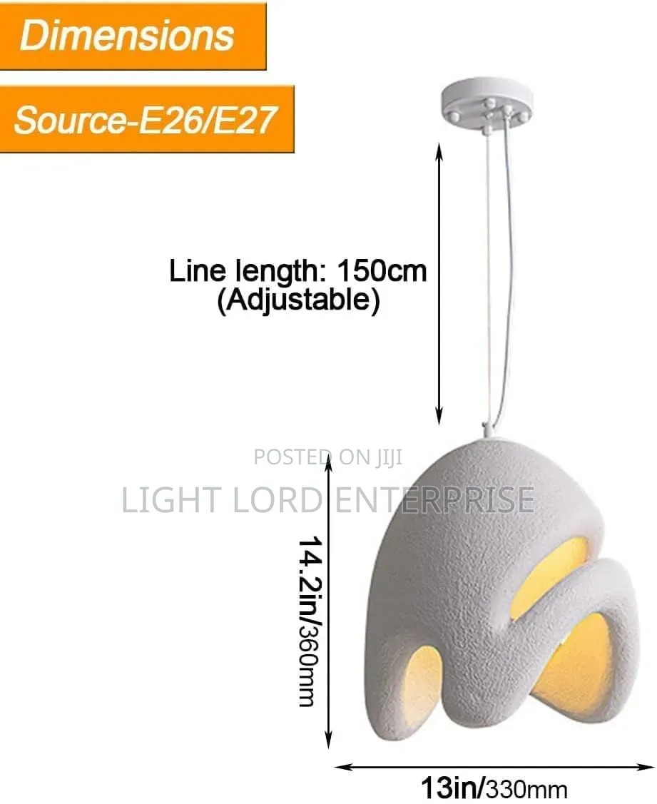 Aesthetic Salon Pendant Light 400mm