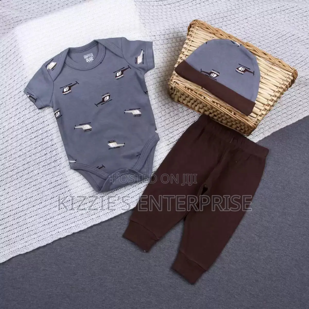 3 Pieces Bodysuit Set