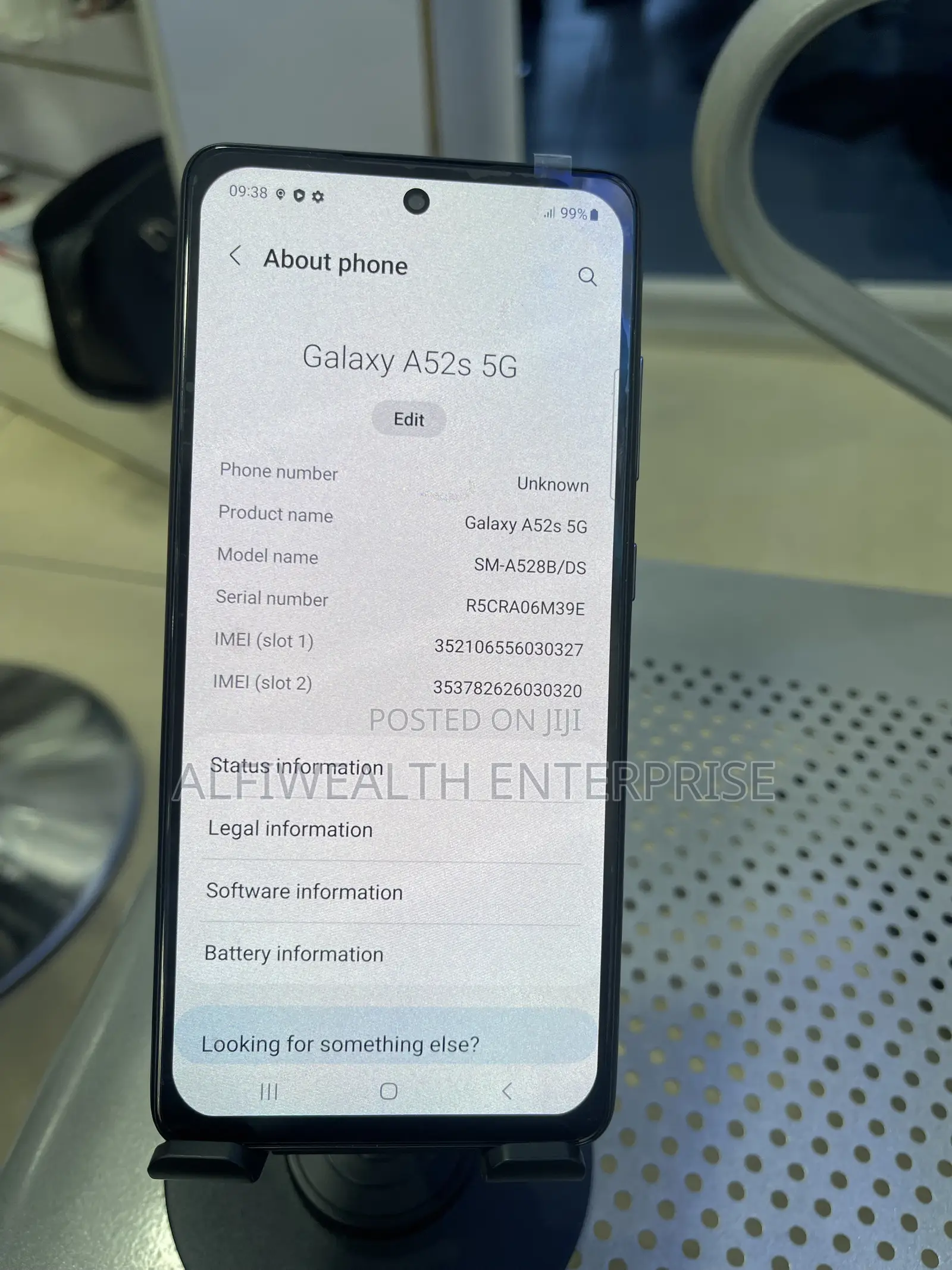 Samsung Galaxy A52s 5G 128 GB Black