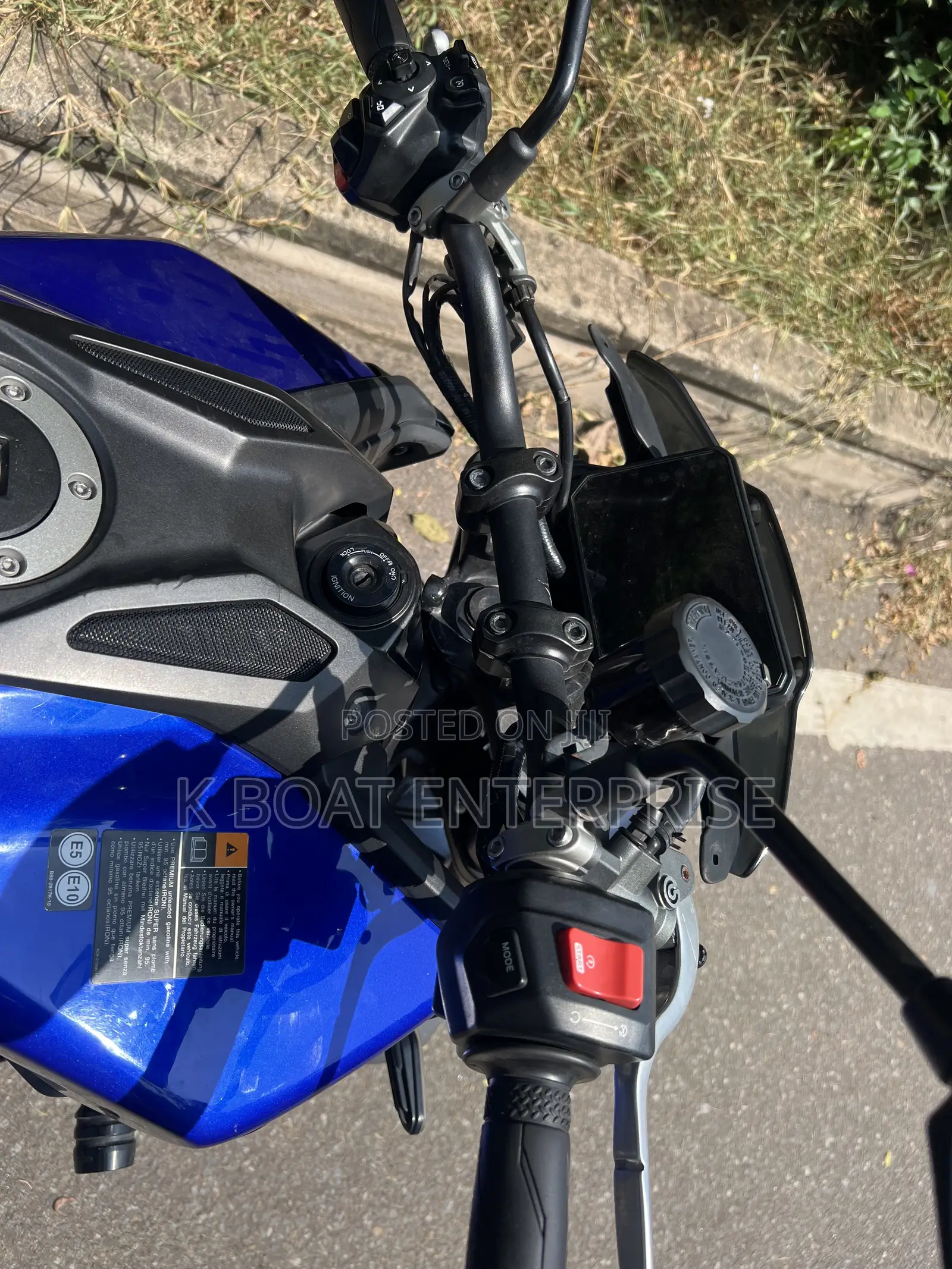 Yamaha MT-07 2025 Blue