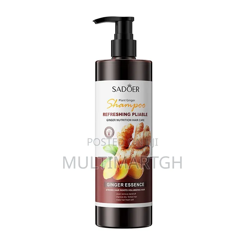 Sadoer Ginger Shampoo and Conditioner With Hair Growth Serum