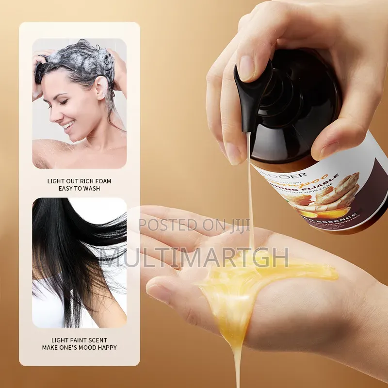 Sadoer Ginger Shampoo and Conditioner With Hair Growth Serum