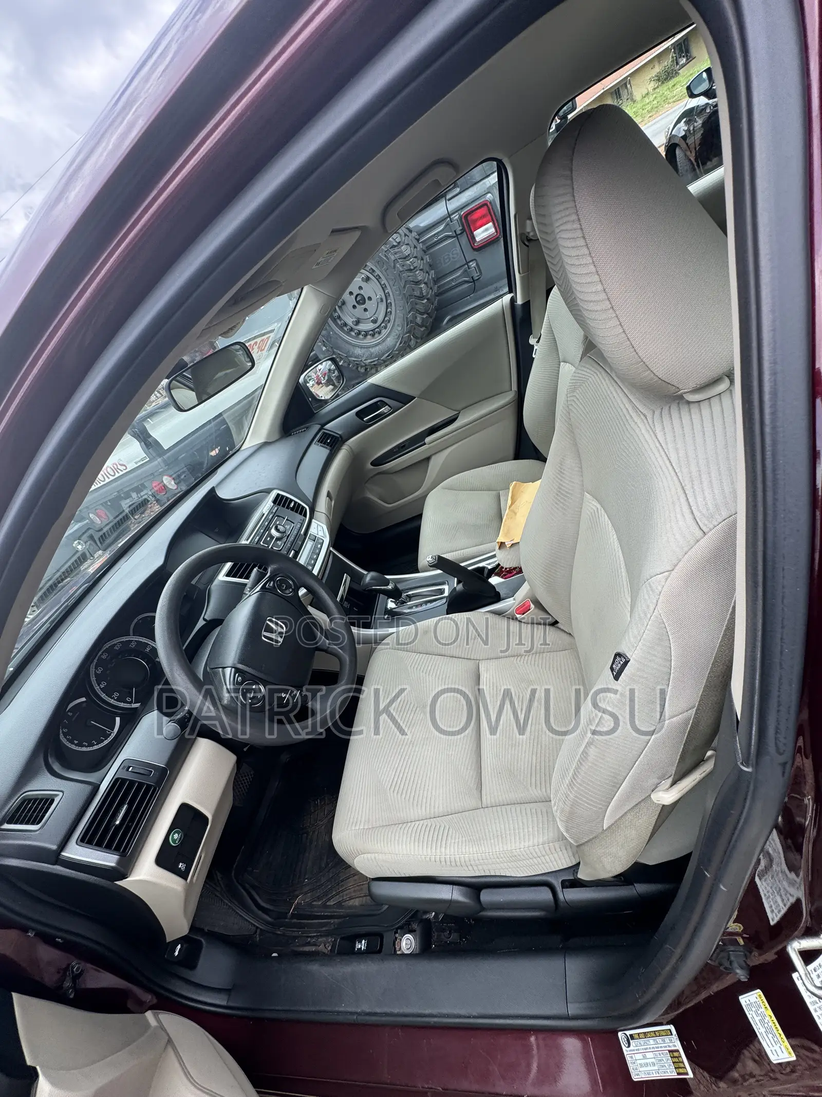 Honda Accord 2015 Burgundy