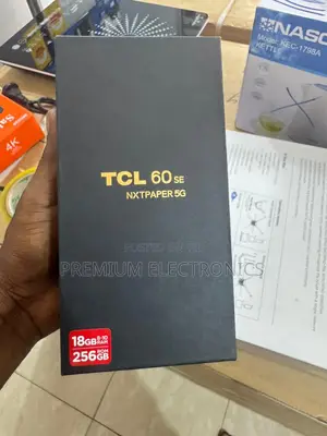 New TCL 60 Se NxtPaper 5G 256 GB Black