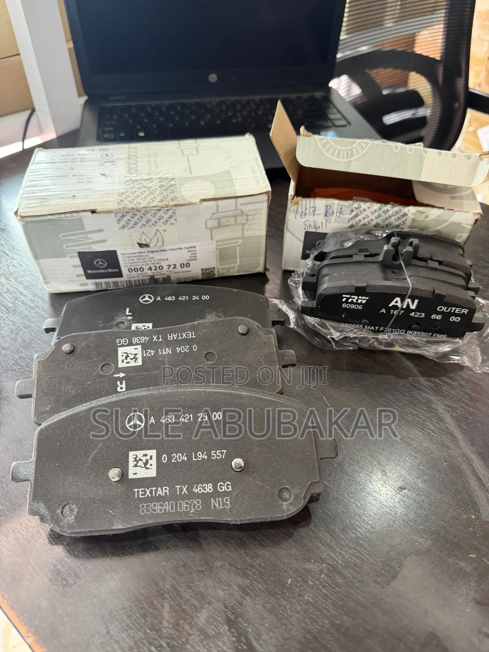 Front and Back Brake Pads
