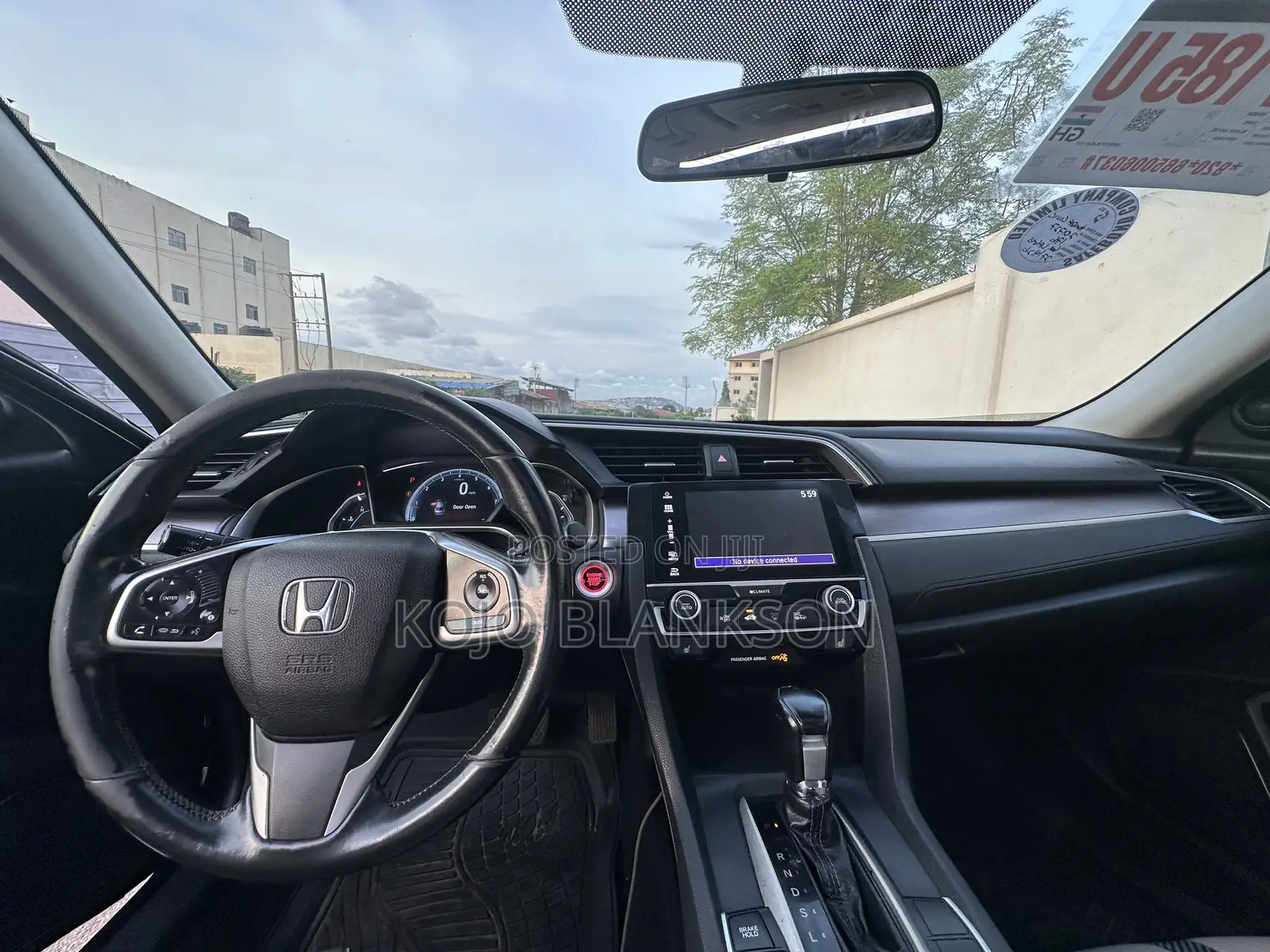 Honda Civic EX-T Sedan 2018 Black