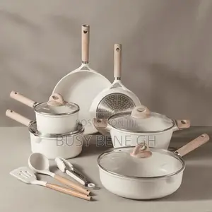 Carote 13-Piece Ceramic Nonstick Cookware Set for All Stoves