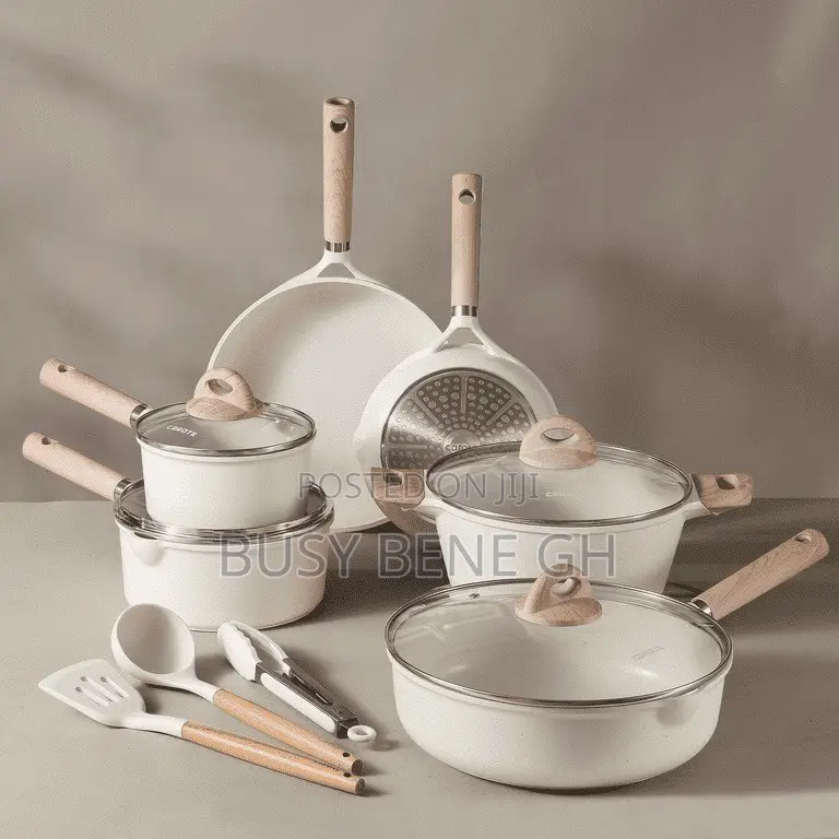 Carote 13-Piece Ceramic Nonstick Cookware Set for All Stoves