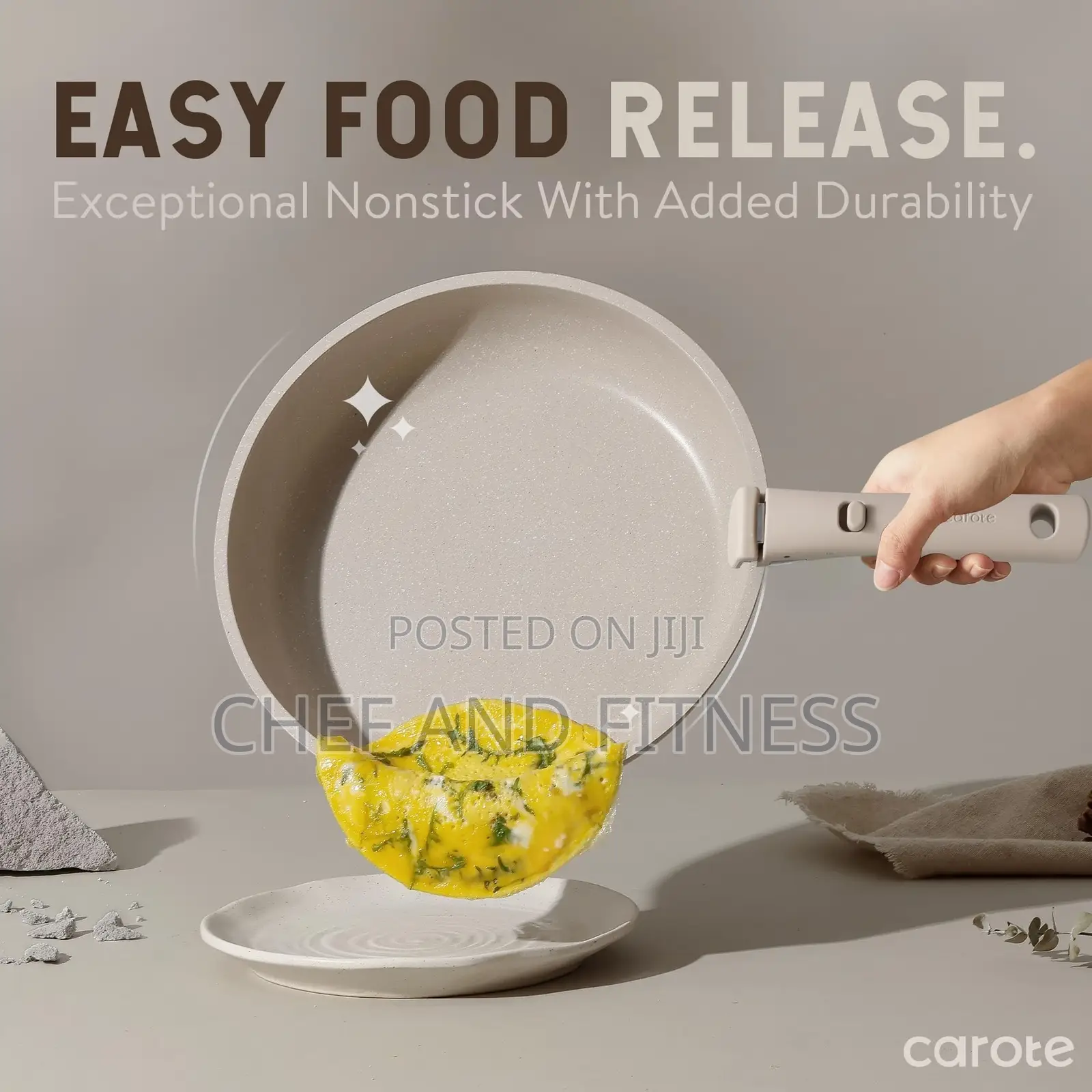 Carote 13-Piece Ceramic Nonstick Cookware Set for All Stoves