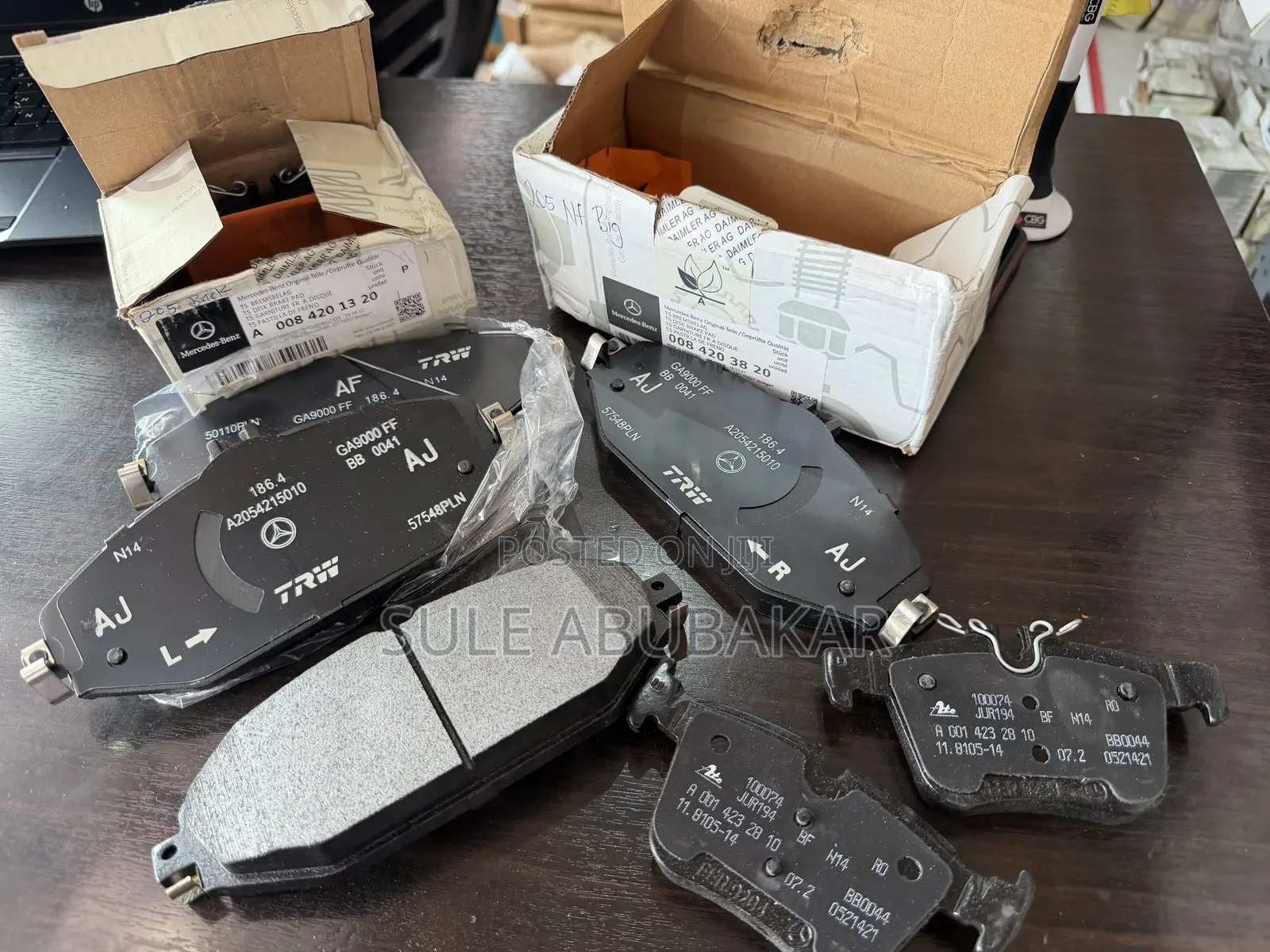 Front and Back Brakes Pads