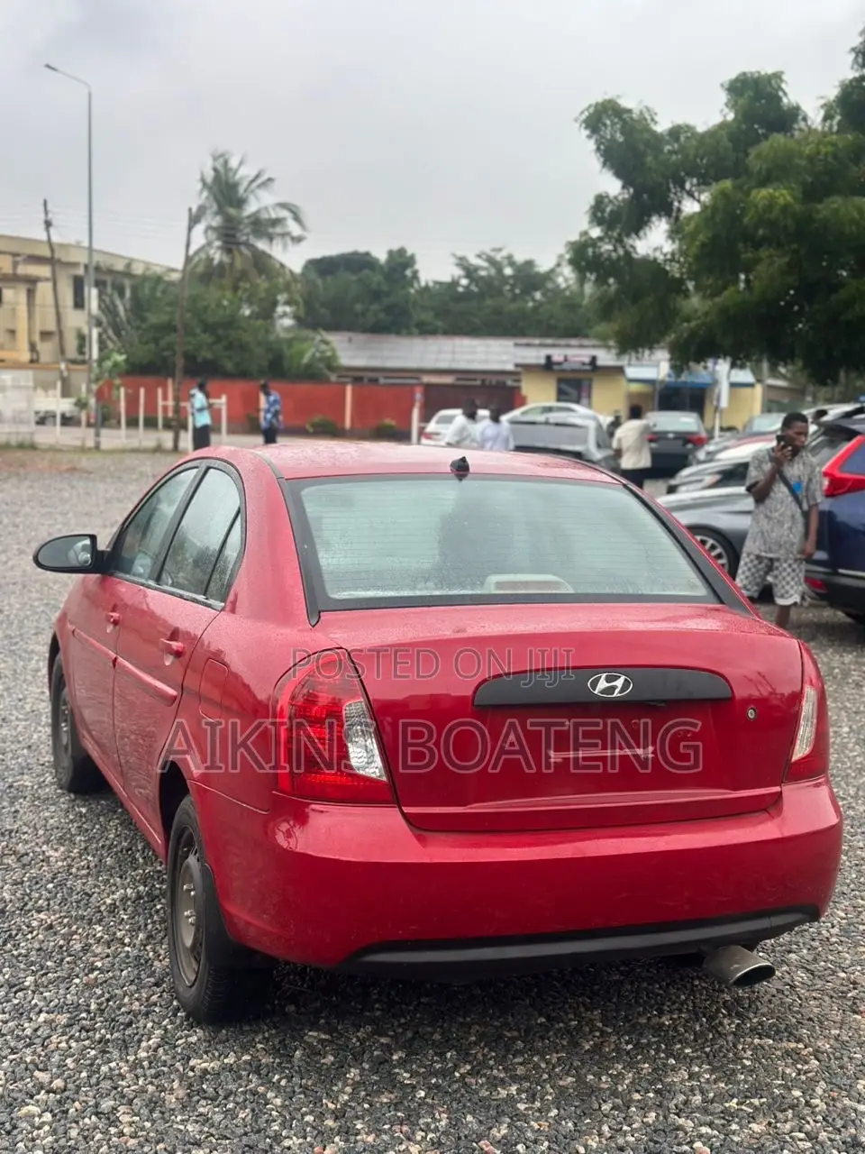 Hyundai Accent 2009 Red