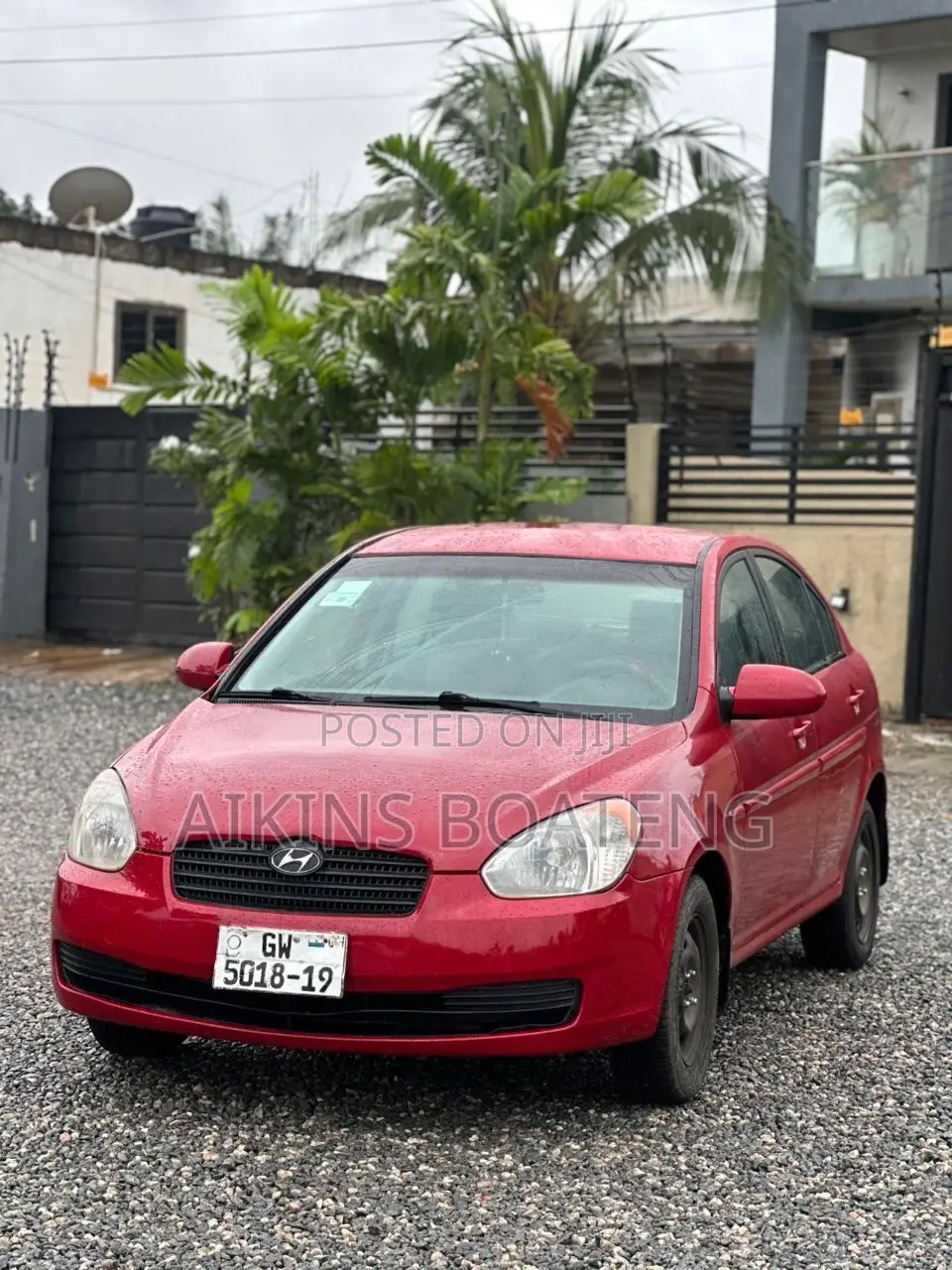 Hyundai Accent 2009 Red