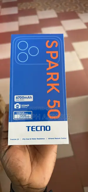 New Tecno Spark 50 128 GB Black