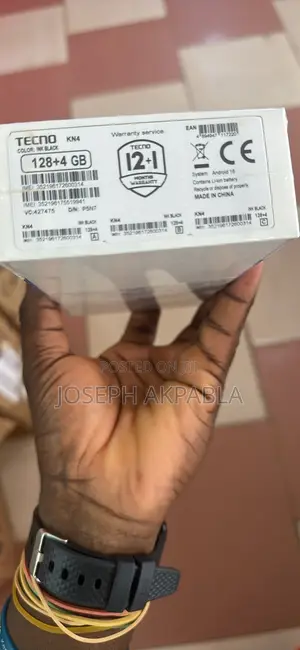 New Tecno Spark 50 128 GB Black