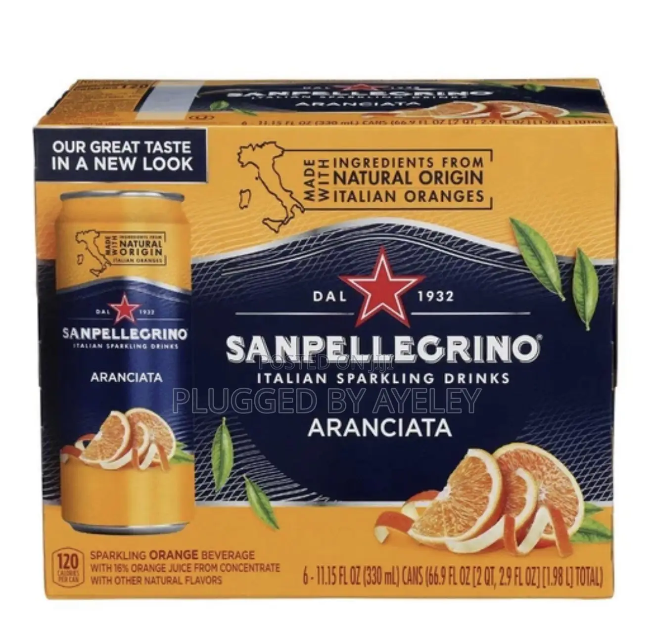 San Pellegrino Orange and Lemon Pack of 24