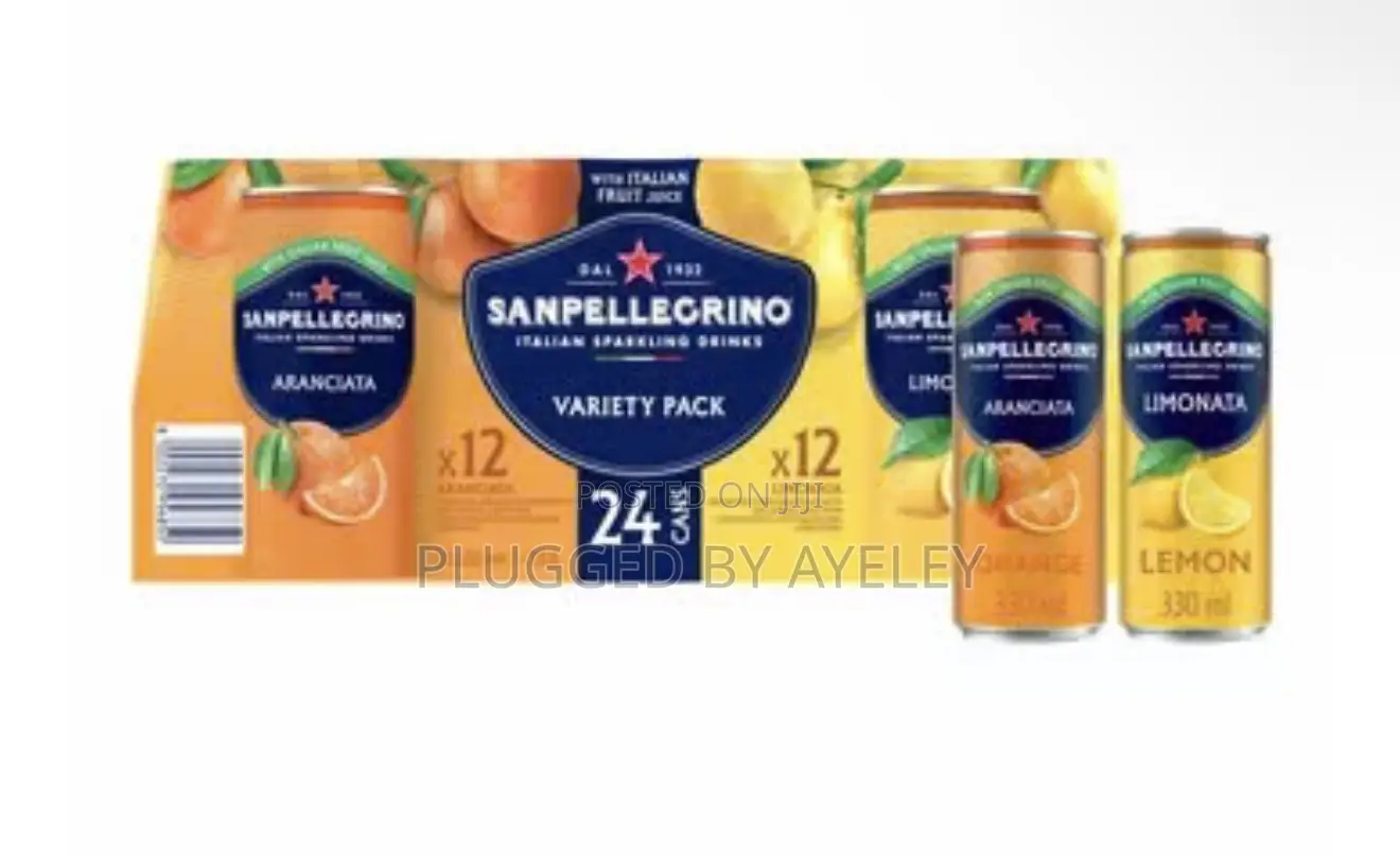 San Pellegrino Orange and Lemon Pack of 24