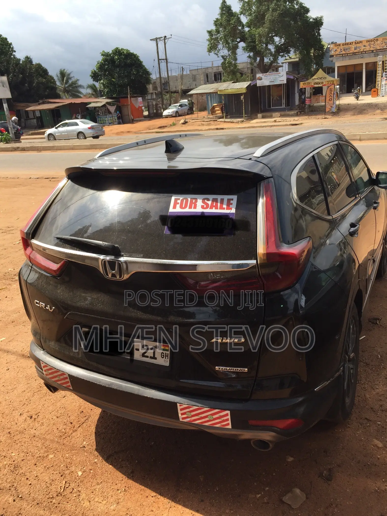 Honda CR-V Touring 4dr SUV AWD (1.5L 4cyl CVT) 2017 Black