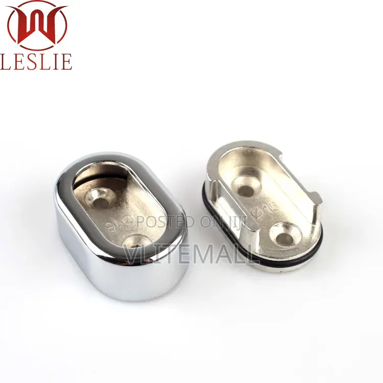 Oval Wardrobe Tube End Supports 2pcs