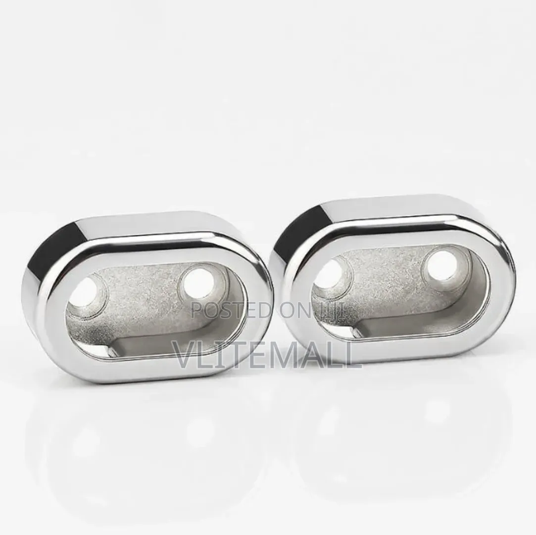 Oval Wardrobe Tube End Supports 2pcs