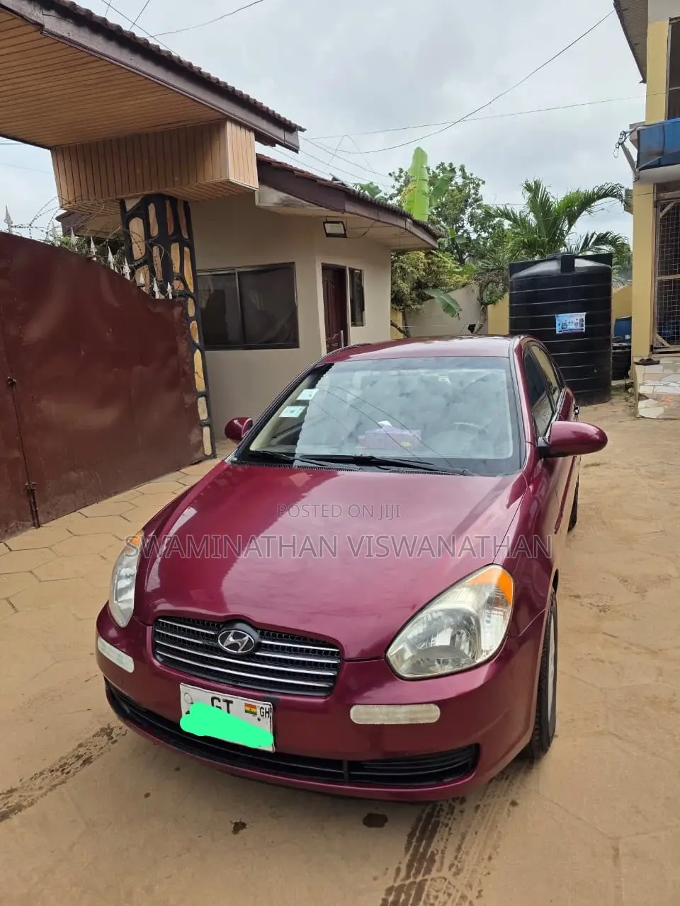 Hyundai Accent 2008 Red